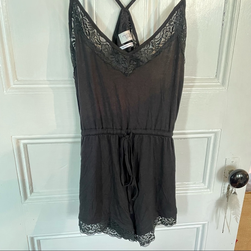 UO Black romper/nightie